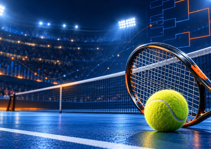 Tenis bahisleri, set ve oyun pazarları için kort görseli